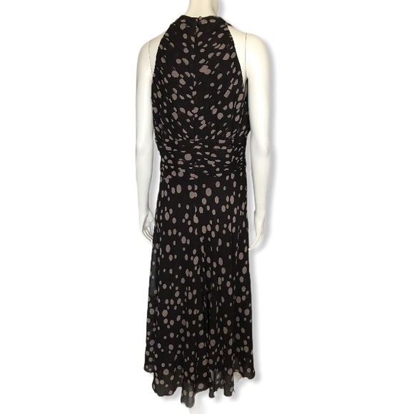 Jones New York brown polka dot dress size 14 - Picture 2 of 3